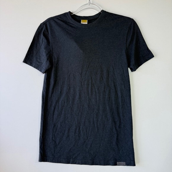 ONNO Bamboo T-Shirt Mens XS Charcoal Gray New Sustainable Short Sleeve Tee - Picture 2 of 10